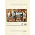 Vintage Lined Notebook Greetings from Santa Rosa, California