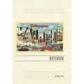 Vintage Lined Notebook Greetings from Vallejo, California