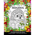 Hedgehog Coloring Book for Adults: Animal Adults Coloring Book