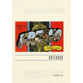 Vintage Lined Notebook Greetings from Fresno, California