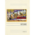 Vintage Lined Notebook Greetings from Fresno, California