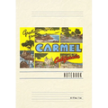 Vintage Lined Notebook Greetings from Carmel, California