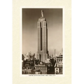 Vintage Lined Notebook Empire State Building, New York City