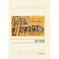 Vintage Lined Notebook Greetings from Hot Springs, Arkansas