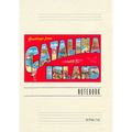 Vintage Lined Notebook Greetings from Catalina Island