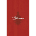 Blessed: A Red Hardcover Decorative Book for Decoration with Spine Text to Stack on Bookshelves, Decorate Coffee Tables, Christmas Decor, Holiday Deco