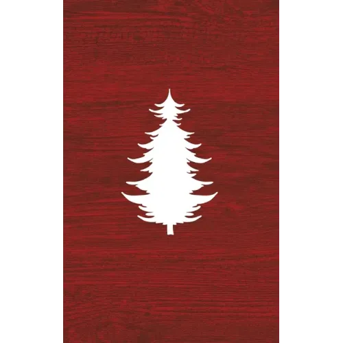 Christmas: A Red Hardcover Decorative Book for Decoration with Spine Text to Stack on Bookshelves, Decorate Coffee Tables, Christ
