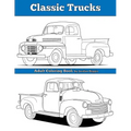 Classic Trucks: Adult Coloring Book