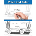 Trace and Color: Classic Automobiles: Adult Activity Book