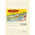 Vintage Lined Notebook Greetings from Fire Island, Long Island, New York