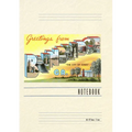 Vintage Lined Notebook Greetings from Bainbridge