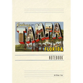 Vintage Lined Notebook Greetings from Tampa, Florida
