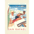 Vintage Lined Notebook Greetings from San Rafael, California