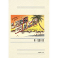 Vintage Lined Notebook Greetings from Long Beach, Florida