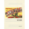 Vintage Lined Notebook Greetings from Savannah